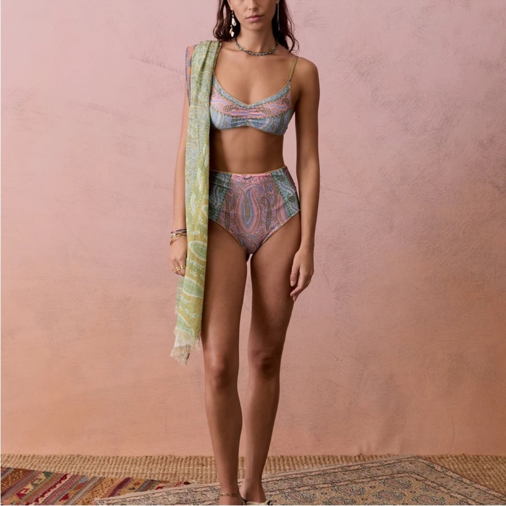 NWOT Boteh Haute de Maillot Lucent Bikini Top - Picture 2 of 6